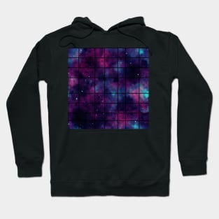 Unending Expanse - Infinite Space Seamless Pattern Hoodie